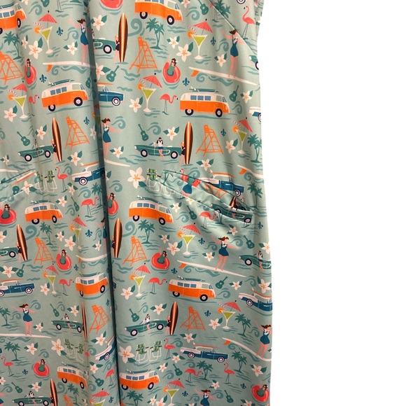 NWOT Katherine Way St. Regis Pack My Bags Sleeveless Golf Dress - Size L - Picture 4 of 10